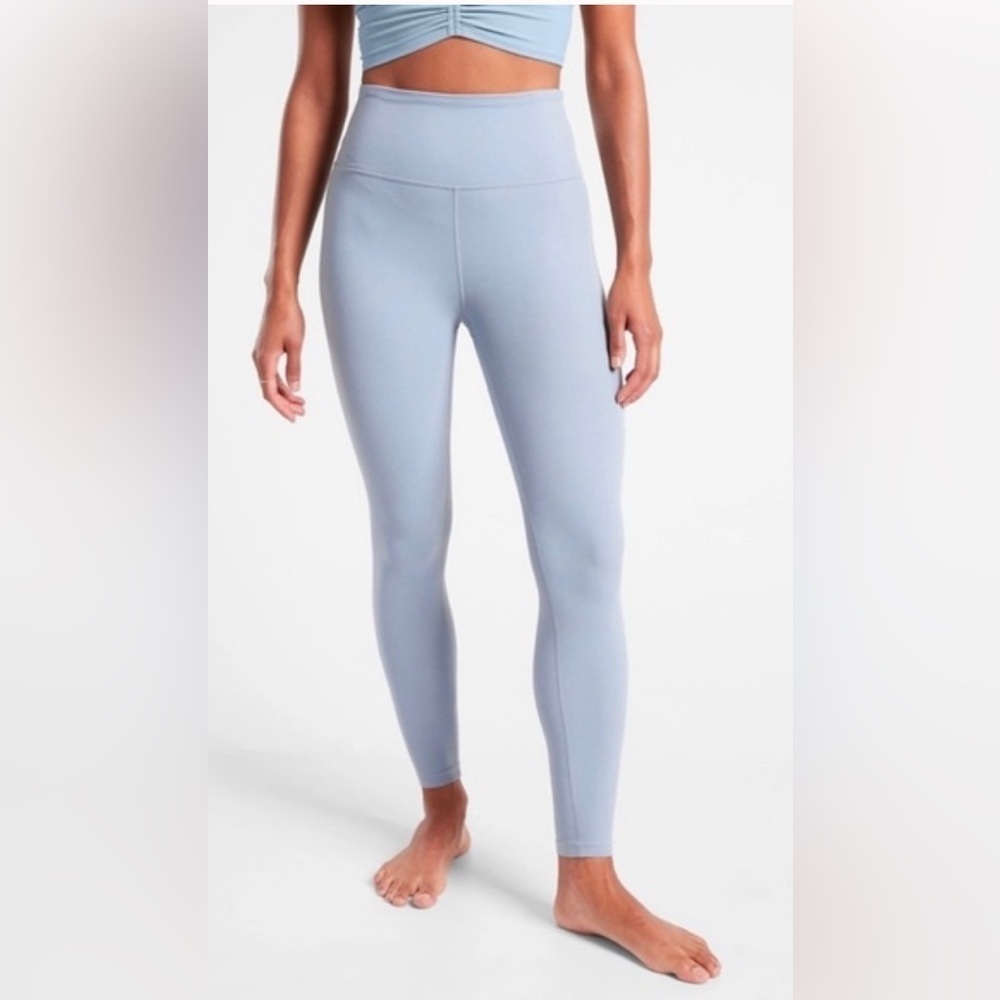 NWT Athleta Ultra High Rise Elation 7/8 Sky Blue Tight Size 1X.